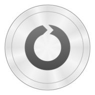 Chevron Chart icon on a round button - SharpSeries