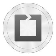 Chevron Chart icon on a round button - SharpSeries N2