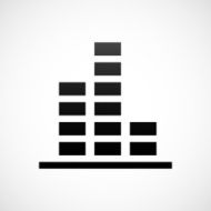 Bar Graph icon on a white background - ShadeSeries N52