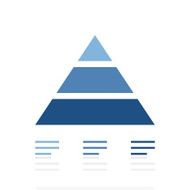 Pyramid icon on a white background - RoyalSeries N3