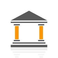Bank icon on a white background - ProSeries N6