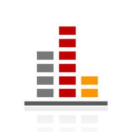 Bar Graph icon on a white background - ProSeries N49