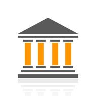 Bank icon on a white background - ProSeries N7
