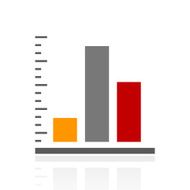 Bar Graph icon on a white background - ProSeries N51