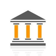 Bank icon on a white background - ProSeries N8