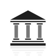 Bank icon on a white background - PrimeSeries N8