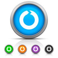 Chevron Chart icon on round buttons - GlossSeries