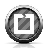 Chevron Chart icon on a round button - EliteSeries N2