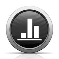 Bar Graph icon on a round button - ElectSeries N53