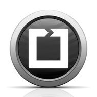 Chevron Chart icon on a round button - ElectSeries N2