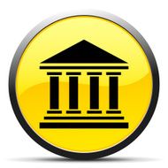 Bank icon on a round button - CurveSeries N7