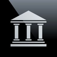 Bank icon on a black background - CoreSeries N8