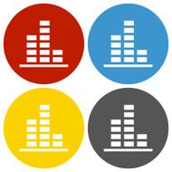 Bar Graph icon on circle buttons - CircleSeries N8