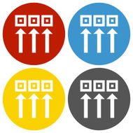 Logistics icon on circle buttons - CircleSeries