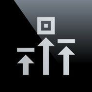Logistics icon on a black background - Core Series