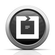 Chevron Chart icon on a round button - Elect Series