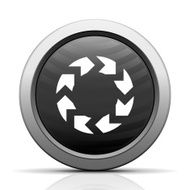 Chevron Chart icon on a round button - Elect Series N2