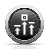 Logistics icon on a round button - Elect Series