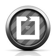 Chevron Chart icon on a round button - Elite Series