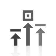 Logistics icon on a white background - Prime Series