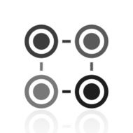 Flowchart icon on a white background - Prime Series N2