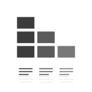 Bar Graph icon on a white background - Prime Series N4
