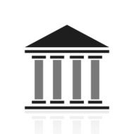 Bank icon on a white background - Prime Series N2