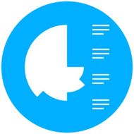 Coxcomb Chart icon on a round button - Round Series