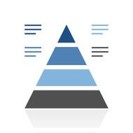 Pyramid icon on a white background - Royal Series N2