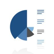 Coxcomb Chart icon on a white background - Royal Series