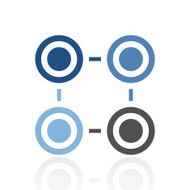 Flowchart icon on a white background - Royal Series N2