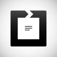 Chevron Chart icon on a white background - Shade Series