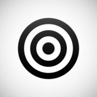 Target icon on a white background - Shade Series N2