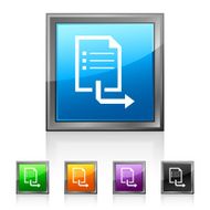 Document icon on square buttons - Squared Series