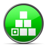 Logistics icon on a round button - Slender Series N2