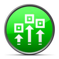 Logistics icon on a round button - Slender Series N3