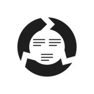Chevron Chart icon on a white background - Single Series N4