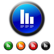 Bar Graph icon on round buttons - Shined Series N10