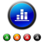 Bar Graph icon on round buttons - Shined Series N11