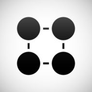 Flowchart icon on a white background - Shade Series N3