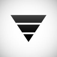 Pyramid icon on a white background - Shade Series N5