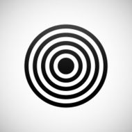 Target icon on a white background - Shade Series N3