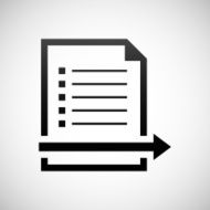 Document icon on a white background - Shade Series N3