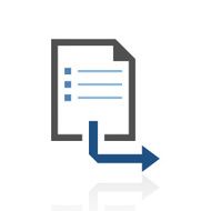 Document icon on a white background - Royal Series