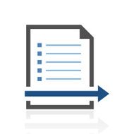 Document icon on a white background - Royal Series N3