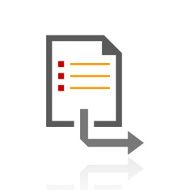 Document icon on a white background - Pro Series