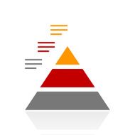 Pyramid icon on a white background - Pro Series N3
