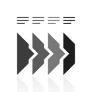 Flowchart icon on a white background - Prime Series N4