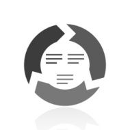 Chevron Chart icon on a white background - Prime Series N4