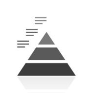 Pyramid icon on a white background - Prime Series N4